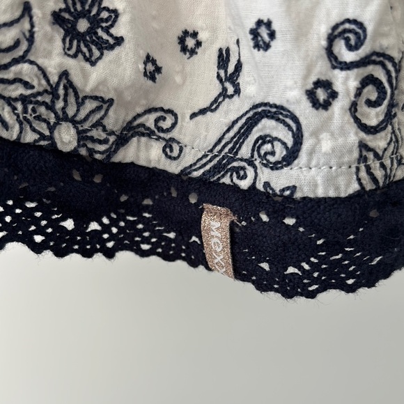 White and Blue Kids Dress - Picture 3 of 3